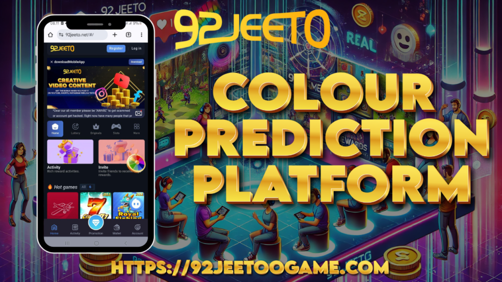 92Jeeto Games logo with vibrant colors and gaming theme